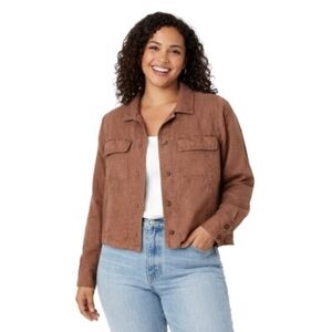 *NWT* Nicole Miller Tan Utility Jacket